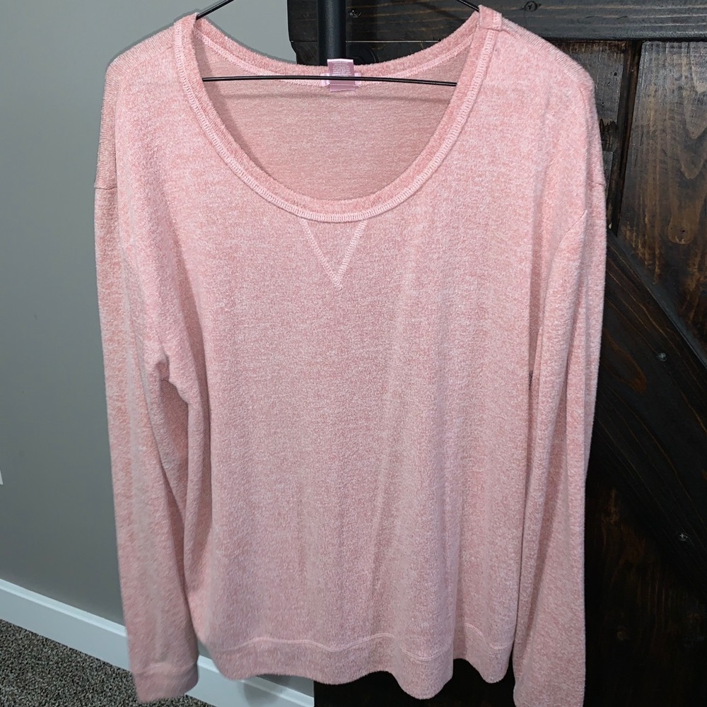 Pink long sleeve sweater